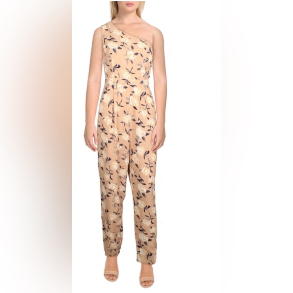 19 Cooper Women’s Floral One Shoulder Jumpsuit